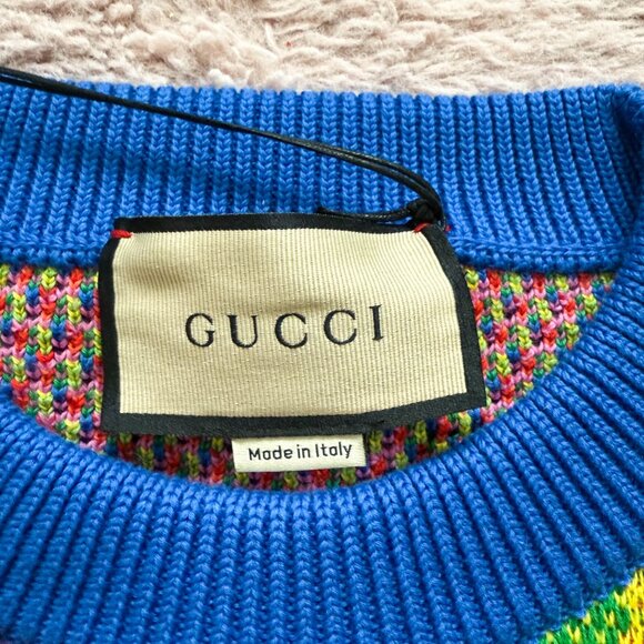 Gucci multicolor bears knit sweater - Picture 3 of 4